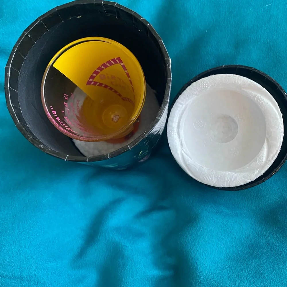 💖3/$21💖 NEW Lolita Birthday Girl Shot Glass - Vibrant Yellow and Pink